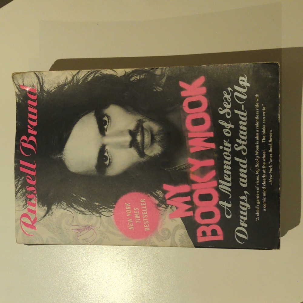 FREE WITH ANY PURCHASE Russell Brand Booky Wook & Booky Wook 2 (lot of 2)